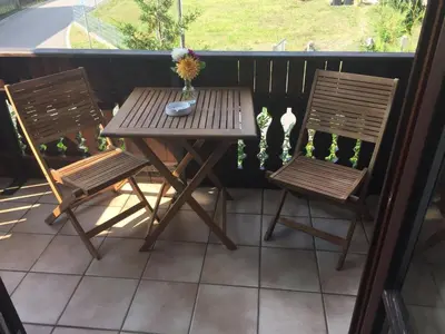 Ein Balkon oder eine Terrasse in der Unterkunft Gästehaus Eder