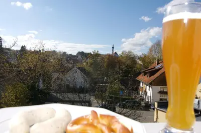 Getränke in der Unterkunft Hotel Gasthof Seefelder Hof