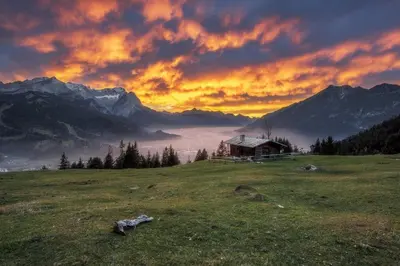 Naturlandschaft in der Nähe der Pension