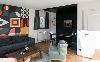 Ein Sitzbereich in der Unterkunft Das Nordberg Guesthouse