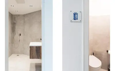Ein Badezimmer in der Unterkunft Das Nordberg Guesthouse