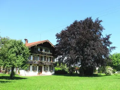 Ein Garten an der Unterkunft Saliterhof