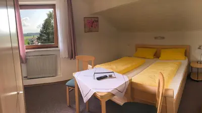 Ein Bett oder Betten in einem Zimmer der Unterkunft Zur Auszeit