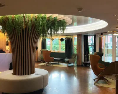 Ein Sitzbereich in der Unterkunft Best Western Plus Parkhotel Erding