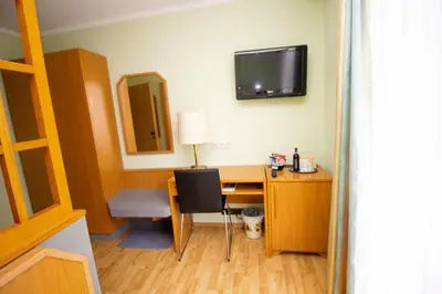 TV/Unterhaltungsangebot in der Unterkunft Hotel am Wald