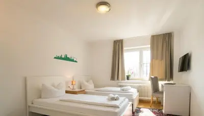 Ein Bett oder Betten in einem Zimmer der Unterkunft guenstigschlafen24 – die günstige Alternative zum Hotel