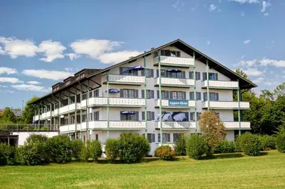Das Gebäude in dem sich das Hotel befindet