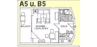 Grundriss der Unterkunft Ferienwohnanlage Partnach