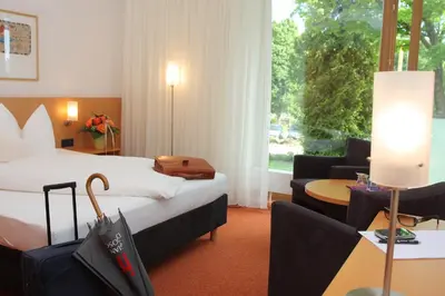 Ein Bett oder Betten in einem Zimmer der Unterkunft Hotel Don Bosco