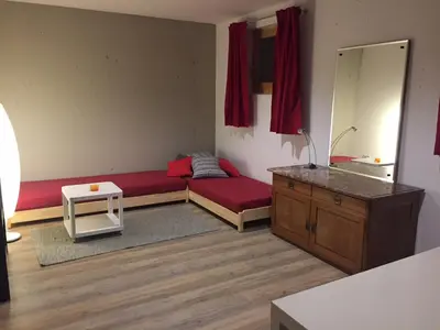 Ein Sitzbereich in der Unterkunft Ferienhaus Wilder Kaiser