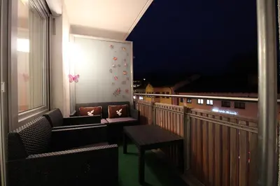 Ein Sitzbereich in der Unterkunft Pearl Royale