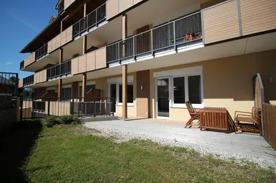 Das Gebäude in dem sich die Ferienwohnung befindet