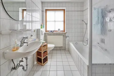 Ein Badezimmer in der Unterkunft Sonne in Gasteig