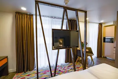 TV/Unterhaltungsangebot in der Unterkunft Hotel Kreis Residenz München