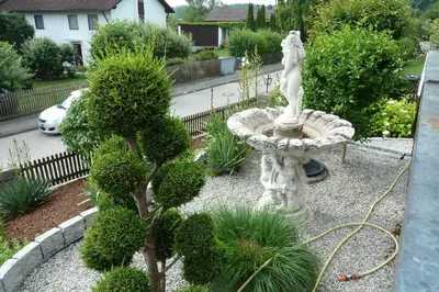 Ein Garten an der Unterkunft Romantik Villa