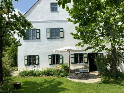 Ein Garten an der Unterkunft Benefizium Denklingen - Anno 1713