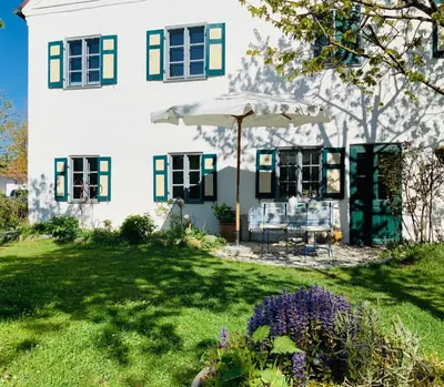Ein Garten an der Unterkunft Benefizium Denklingen - Anno 1713