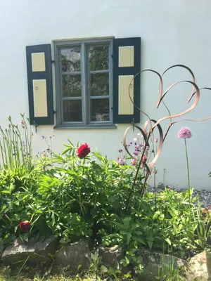 Ein Garten an der Unterkunft Benefizium Denklingen - Anno 1713