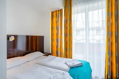 Ein Bett oder Betten in einem Zimmer der Unterkunft Jaeger´s Munich (Hotel/Hostel)
