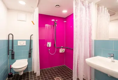 Ein Badezimmer in der Unterkunft Jaeger´s Munich (Hotel/Hostel)