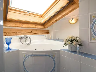 Ein Badezimmer in der Unterkunft Ferienwohnungen Blos