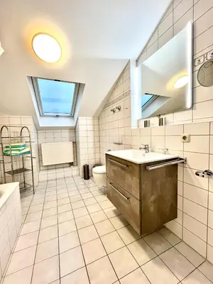 Ein Badezimmer in der Unterkunft Ferienwohnung Brünnsteinblick Kranzhorn