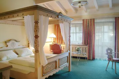 Ein Bett oder Betten in einem Zimmer der Unterkunft Hotel Keindl
