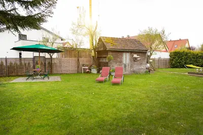 Ein Garten an der Unterkunft Landgasthof Vogelsang OHG