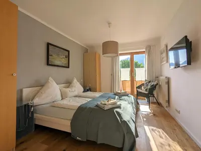 Ein Bett oder Betten in einem Zimmer der Unterkunft Lieblingsort