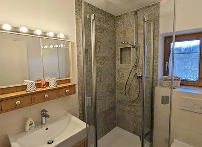 Ein Badezimmer in der Unterkunft Lieblingsort