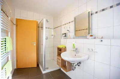 Ein Badezimmer in der Unterkunft Gasthaus und Hotel Göttler Josef