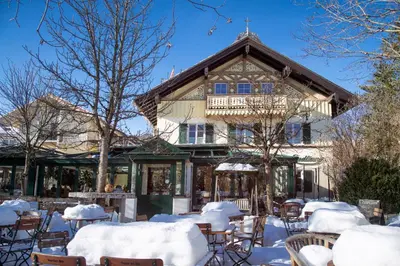 Landhaus Hotel Wolfratshausen im Winter
