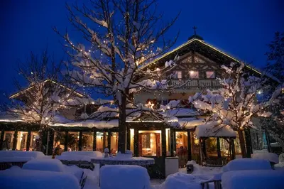 Landhaus Hotel Wolfratshausen im Winter