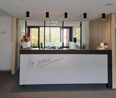 Lobby/Rezeption in der Unterkunft Hotel & Apart4you