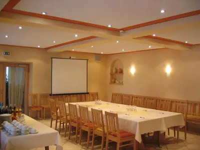 Der Geschäftsbereich oder Konferenzraum in der Unterkunft Landgasthof & Landhotel Wild