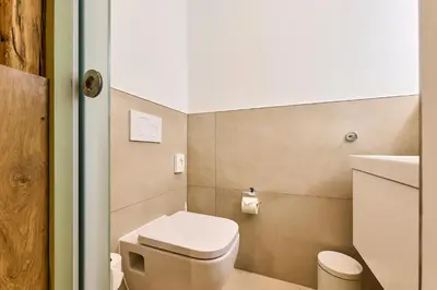 Ein Badezimmer in der Unterkunft Hotel Waldgasthof Buchenhain