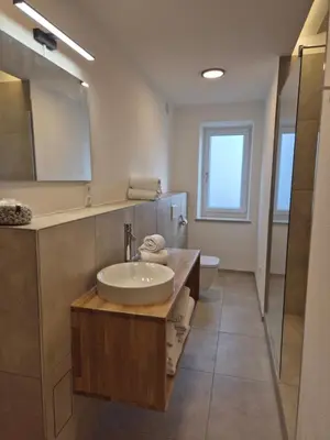 Ein Badezimmer in der Unterkunft Hotel Garni Kern