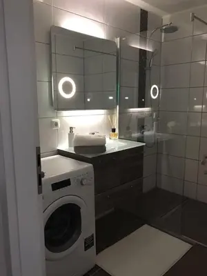 Ein Badezimmer in der Unterkunft City Apartment