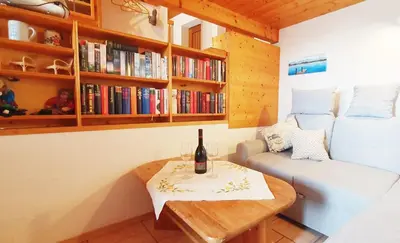 Die Bibliothek in der Ferienwohnung