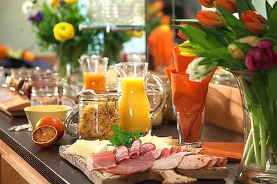 Essen im Hotel oder in der Nähe