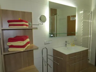 Ein Badezimmer in der Unterkunft Eberhardt