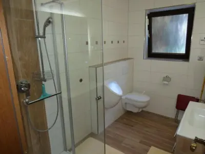 Ein Badezimmer in der Unterkunft Eberhardt