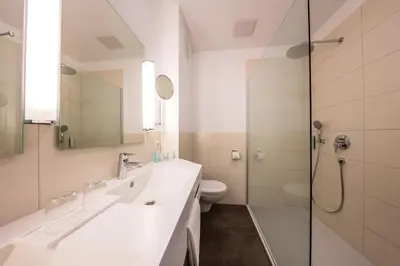 Ein Badezimmer in der Unterkunft Landhotel Endhart