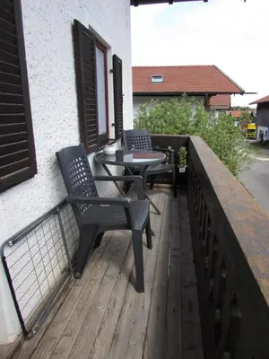 Ein Balkon oder eine Terrasse in der Unterkunft Biererhof