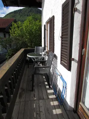 Ein Balkon oder eine Terrasse in der Unterkunft Biererhof