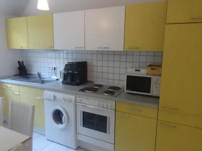 Küche/Küchenzeile in der Unterkunft Apartement Schönbach