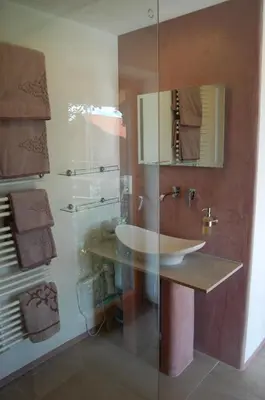 Ein Badezimmer in der Unterkunft Studio Via Claudia Augusta
