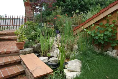 Ein Garten an der Unterkunft Studio Via Claudia Augusta