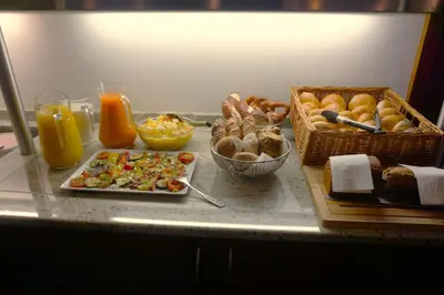 Essen im Hotel oder in der Nähe