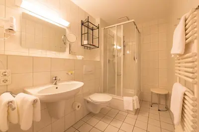 Ein Badezimmer in der Unterkunft Hotel Bayernwinkel - Yoga & Ayurveda